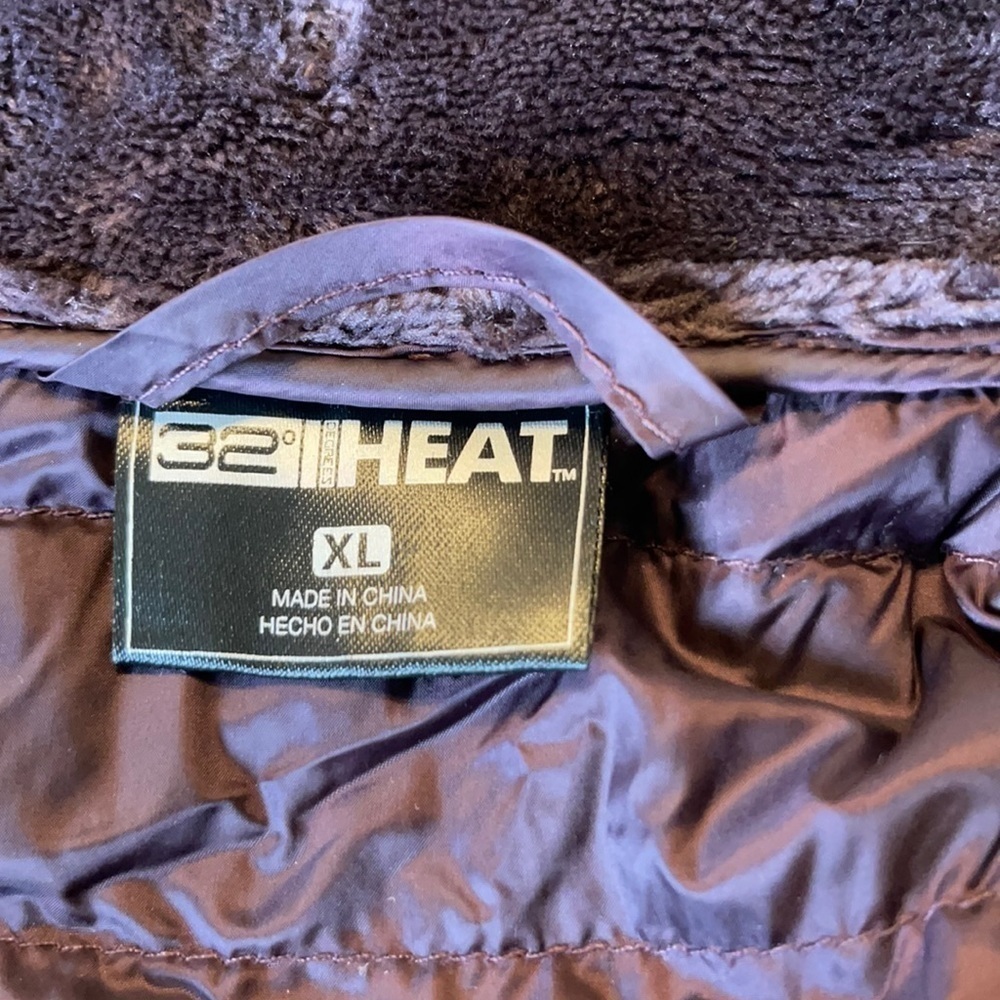 32 degree Heat Eggplant Packable Zipper Front Jacket. Size XL. P/5/A1653 - Picture 4 of 7